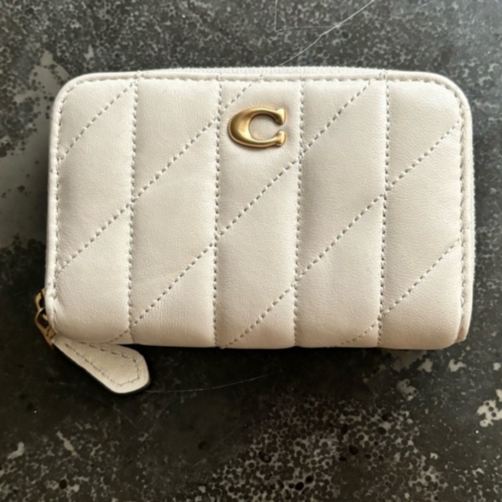 Coach Quilted Wallet Card Holder
